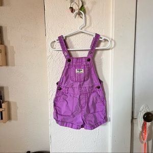 Cute purple Oshkosh overall shorts